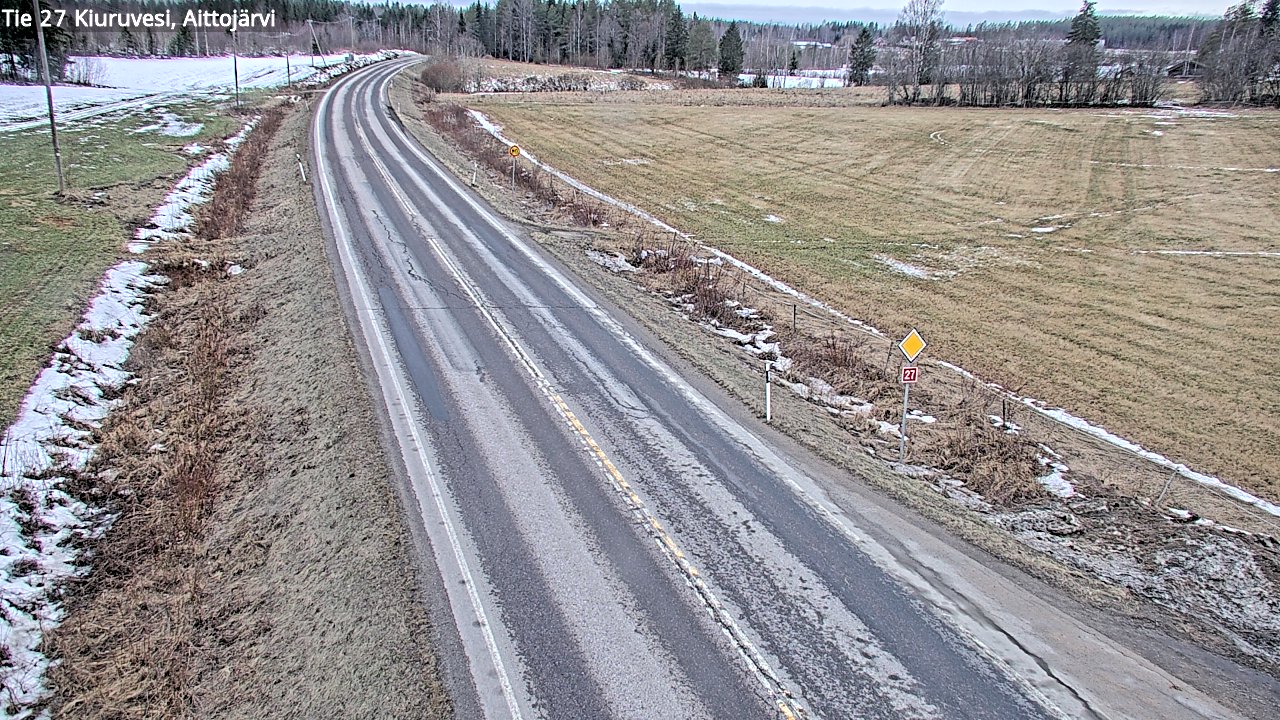 Kelikamerat Kuva Tie 27 Kiuruvesi, Aittojärvi, Kiuruvesi, Pohjois-Savo