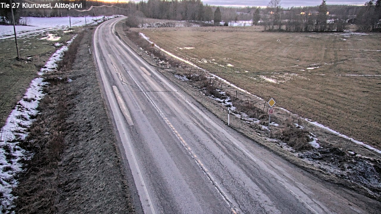 Kelikamerat Kuva Tie 27 Kiuruvesi, Aittojärvi, Kiuruvesi, Pohjois-Savo