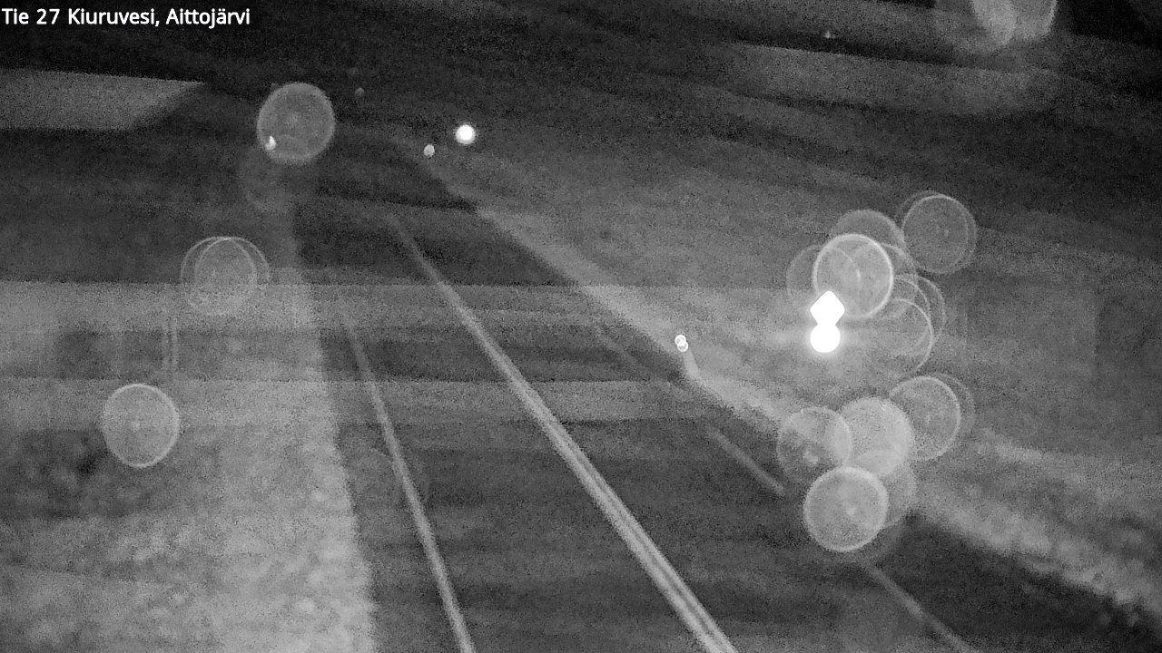 Weather Camera Image Road 27 Kiuruvesi, Aittojärvi, Kiuruvesi, Pohjois-Savo