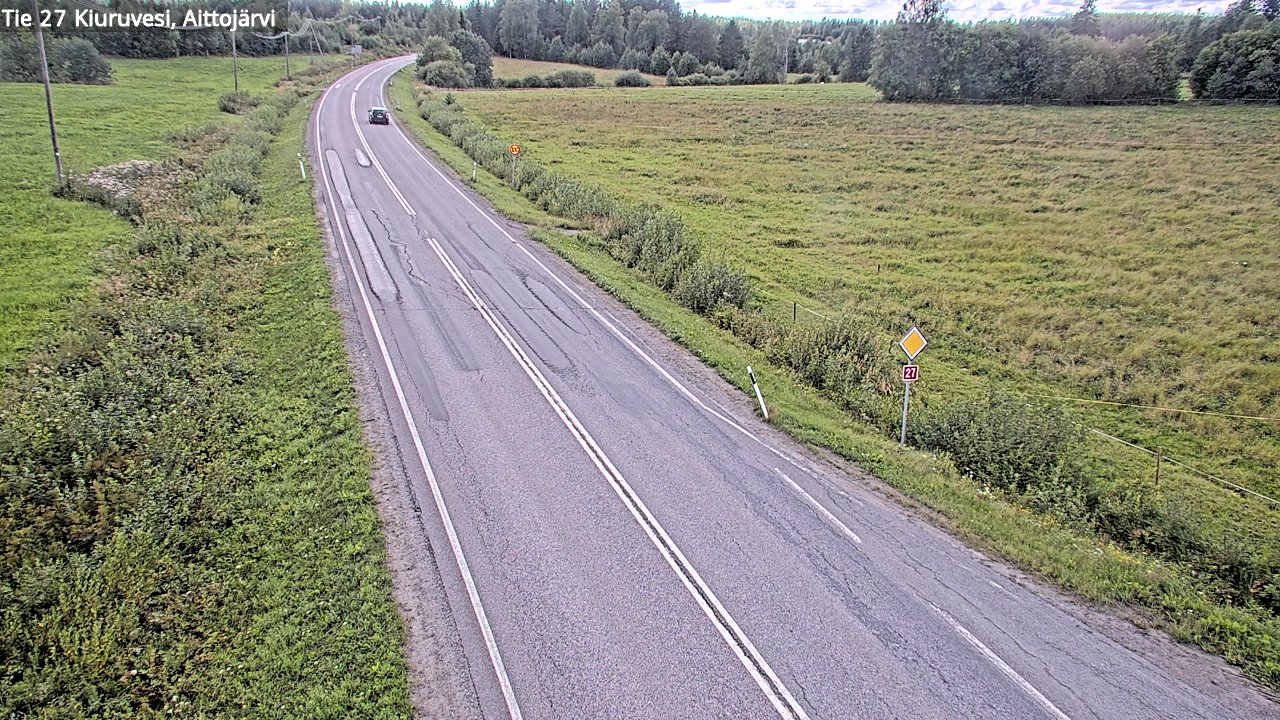 Kelikamerat Kuva Tie 27 Kiuruvesi, Aittojärvi, Kiuruvesi, Pohjois-Savo