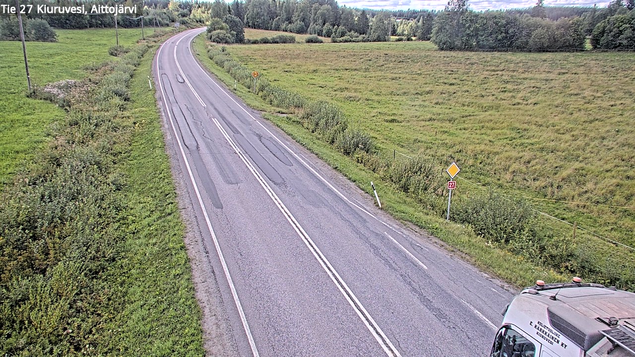 Kelikamerat Kuva Tie 27 Kiuruvesi, Aittojärvi, Kiuruvesi, Pohjois-Savo