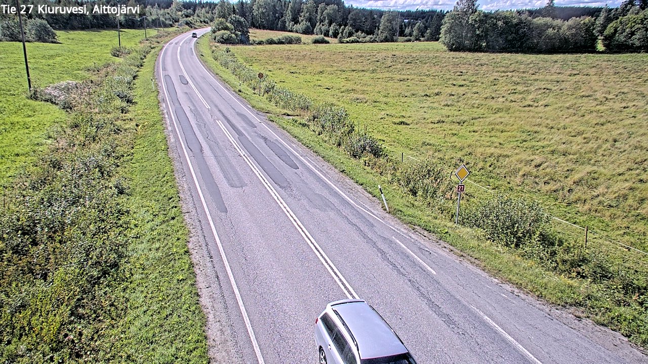 Kelikamerat Kuva Tie 27 Kiuruvesi, Aittojärvi, Kiuruvesi, Pohjois-Savo