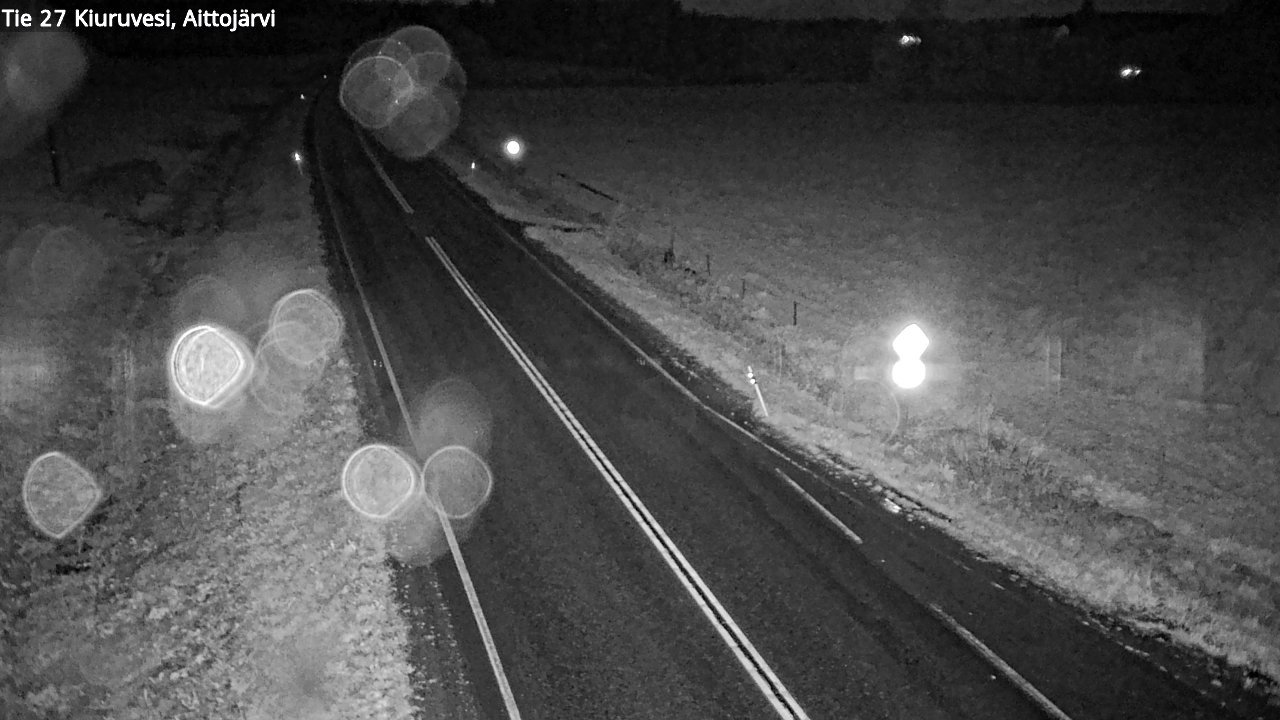 Weather Camera Image Road 27 Kiuruvesi, Aittojärvi, Kiuruvesi, Pohjois-Savo