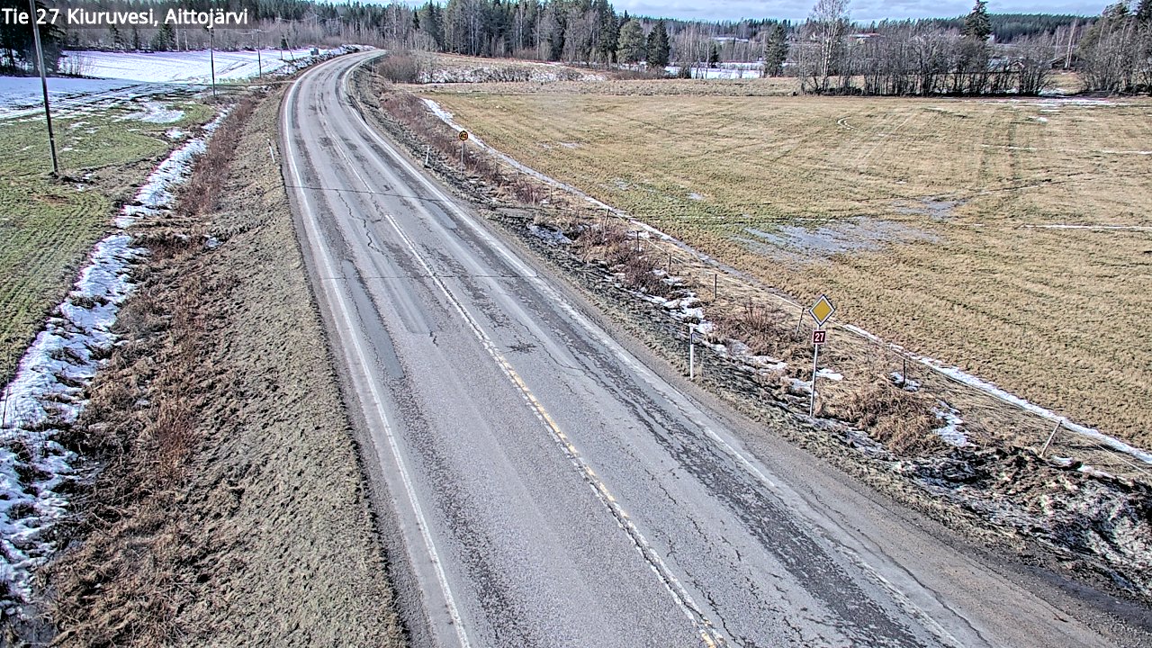 Kelikamerat Kuva Tie 27 Kiuruvesi, Aittojärvi, Kiuruvesi, Pohjois-Savo