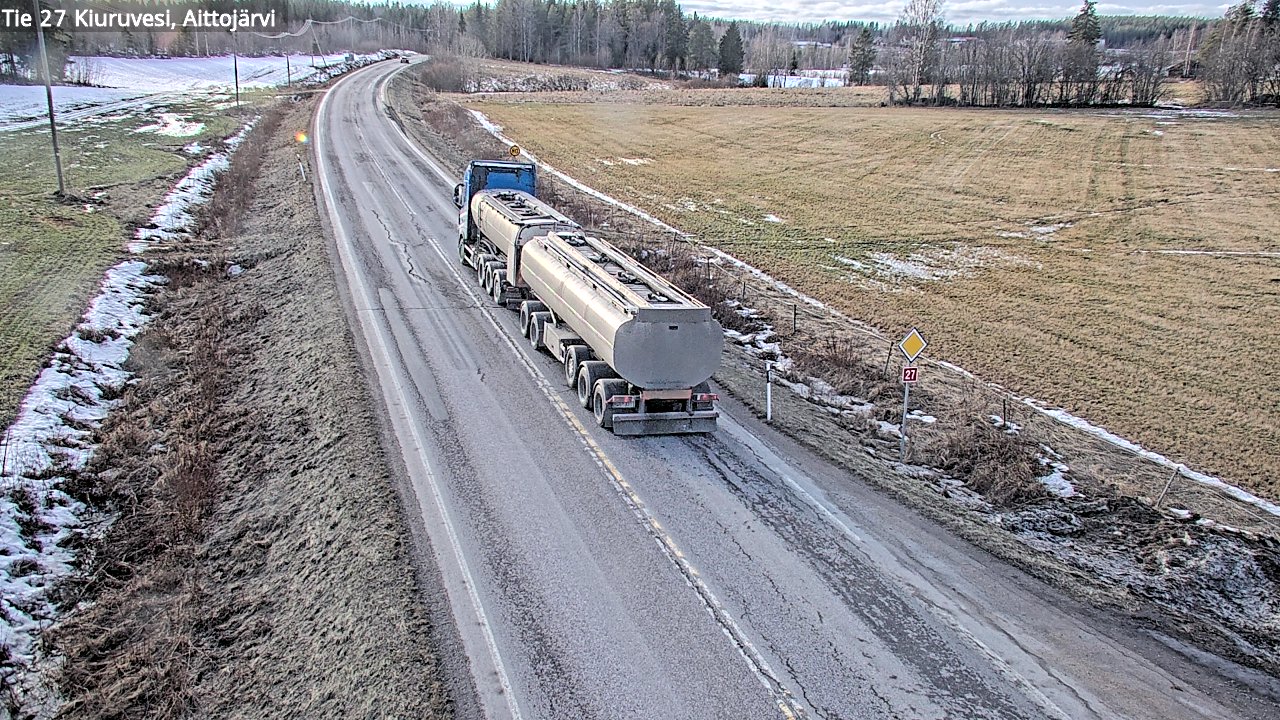 Kelikamerat Kuva Tie 27 Kiuruvesi, Aittojärvi, Kiuruvesi, Pohjois-Savo