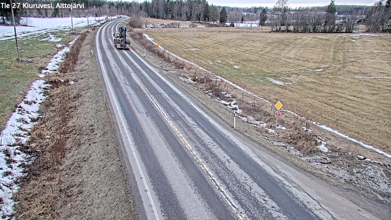 Kelikamerat Kuva Tie 27 Kiuruvesi, Aittojärvi, Kiuruvesi, Pohjois-Savo