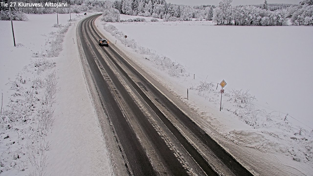 Kelikamerat Kuva Tie 27 Kiuruvesi, Aittojärvi, Kiuruvesi, Pohjois-Savo