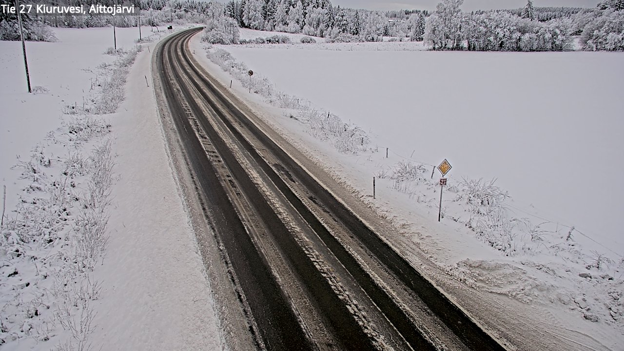 Kelikamerat Kuva Tie 27 Kiuruvesi, Aittojärvi, Kiuruvesi, Pohjois-Savo