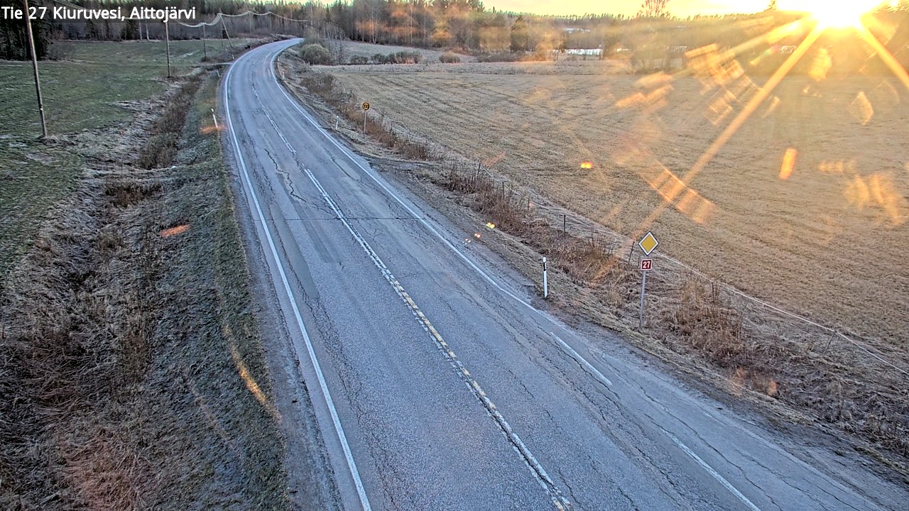 Kelikamerat Kuva Tie 27 Kiuruvesi, Aittojärvi, Kiuruvesi, Pohjois-Savo