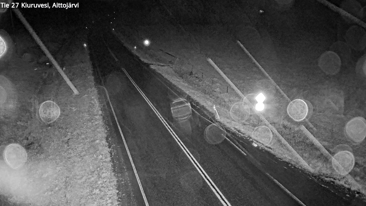 Weather Camera Image Road 27 Kiuruvesi, Aittojärvi, Kiuruvesi, Pohjois-Savo