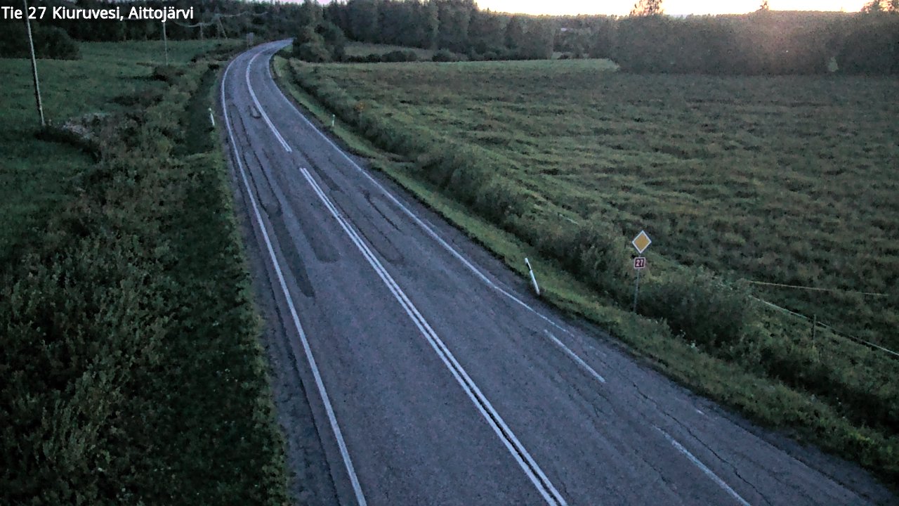 Kelikamerat Kuva Tie 27 Kiuruvesi, Aittojärvi, Kiuruvesi, Pohjois-Savo