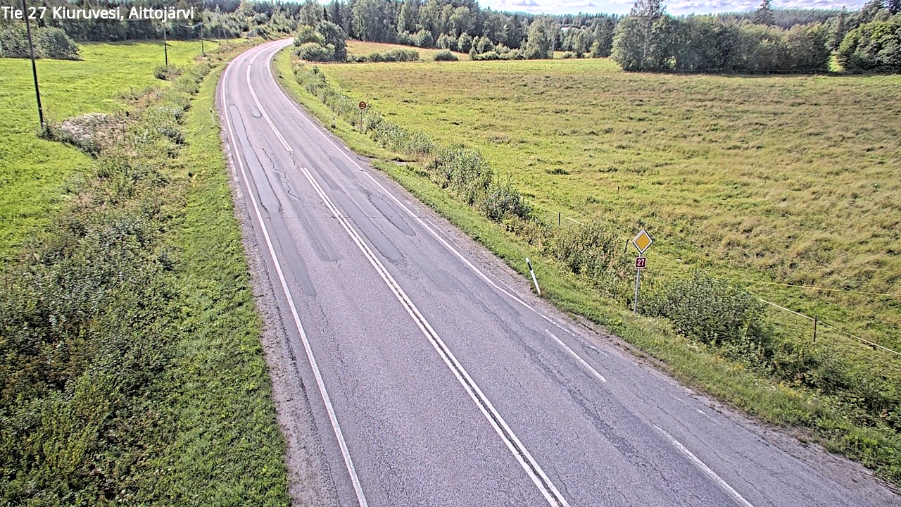 Kelikamerat Kuva Tie 27 Kiuruvesi, Aittojärvi, Kiuruvesi, Pohjois-Savo