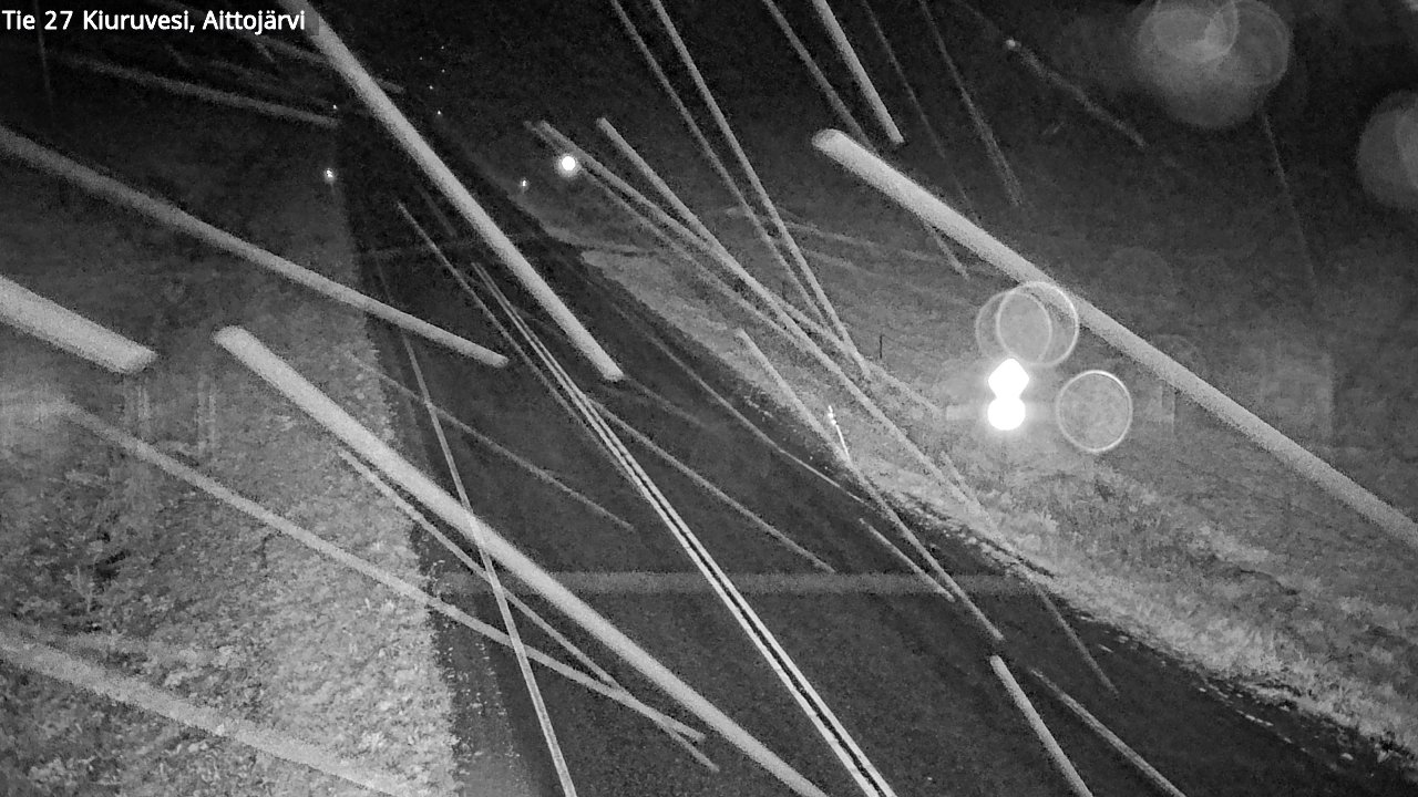 Weather Camera Image Road 27 Kiuruvesi, Aittojärvi, Kiuruvesi, Pohjois-Savo