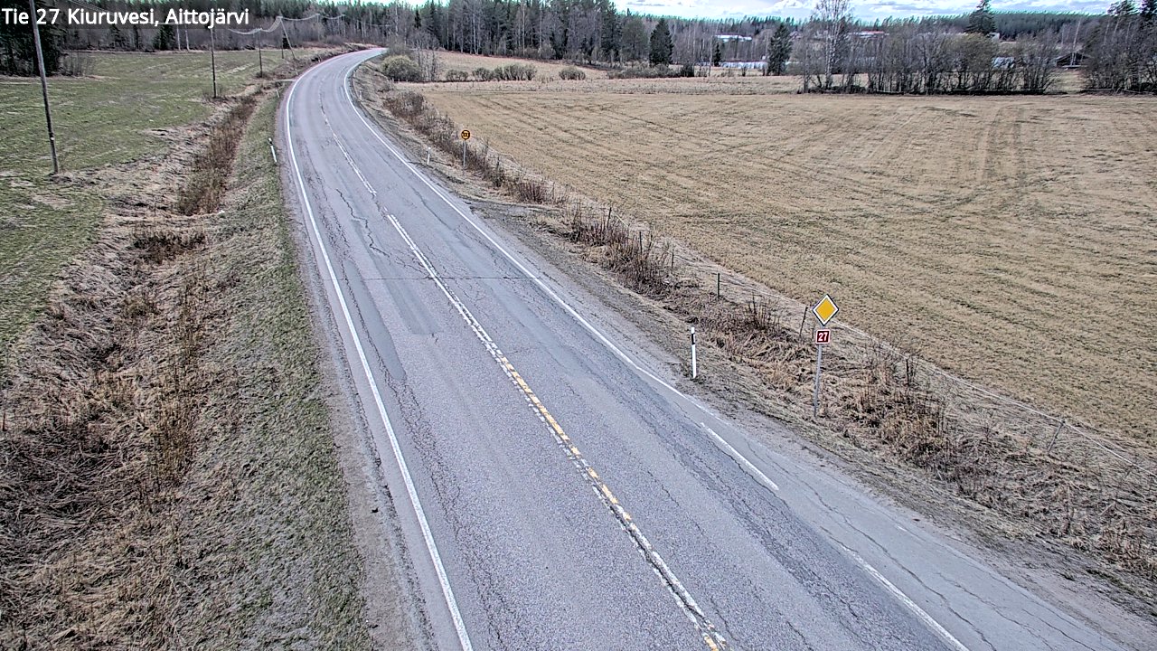 Kelikamerat Kuva Tie 27 Kiuruvesi, Aittojärvi, Kiuruvesi, Pohjois-Savo