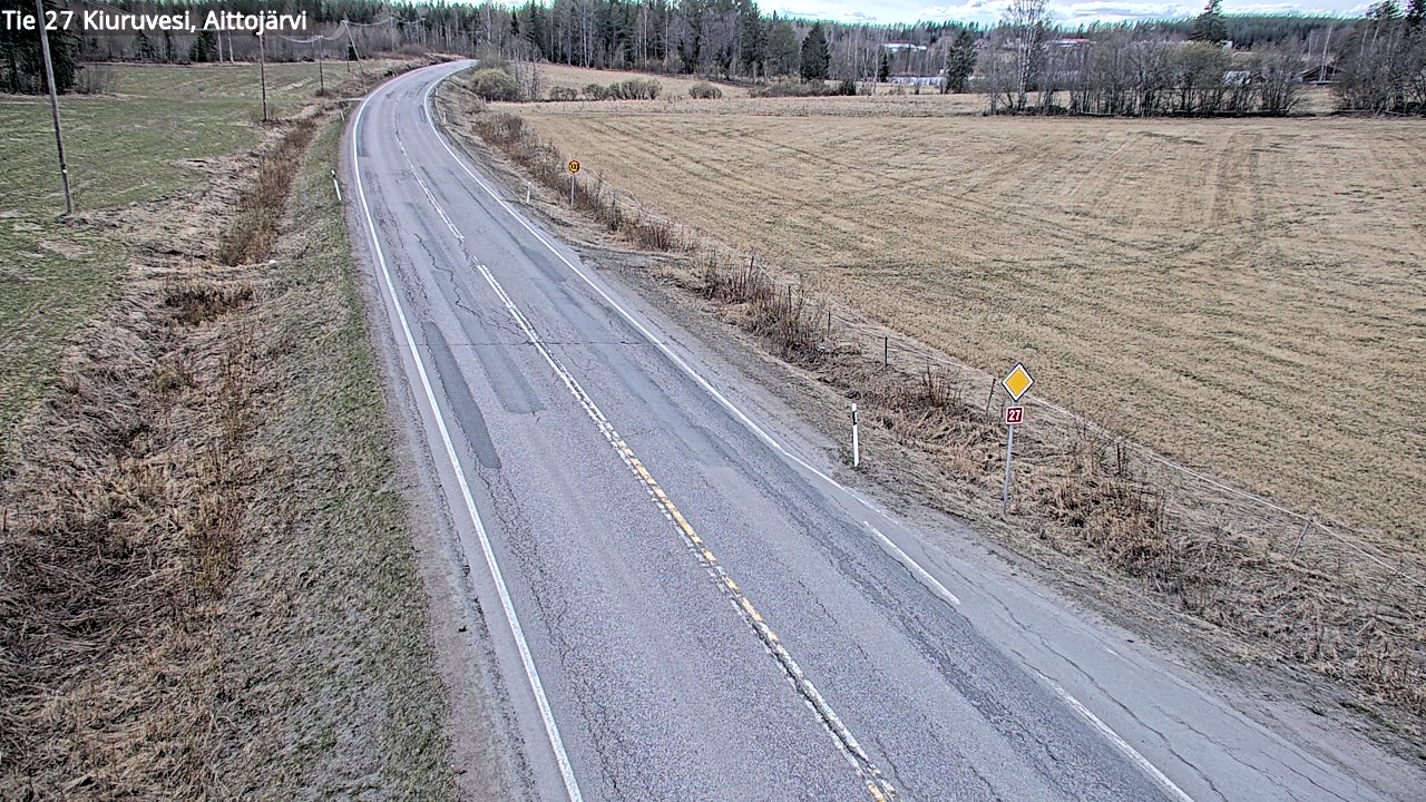 Kelikamerat Kuva Tie 27 Kiuruvesi, Aittojärvi, Kiuruvesi, Pohjois-Savo