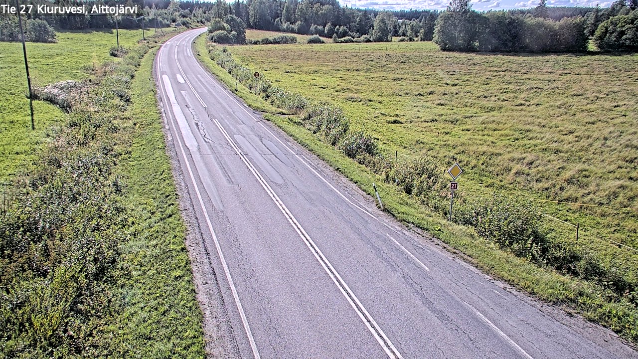 Kelikamerat Kuva Tie 27 Kiuruvesi, Aittojärvi, Kiuruvesi, Pohjois-Savo