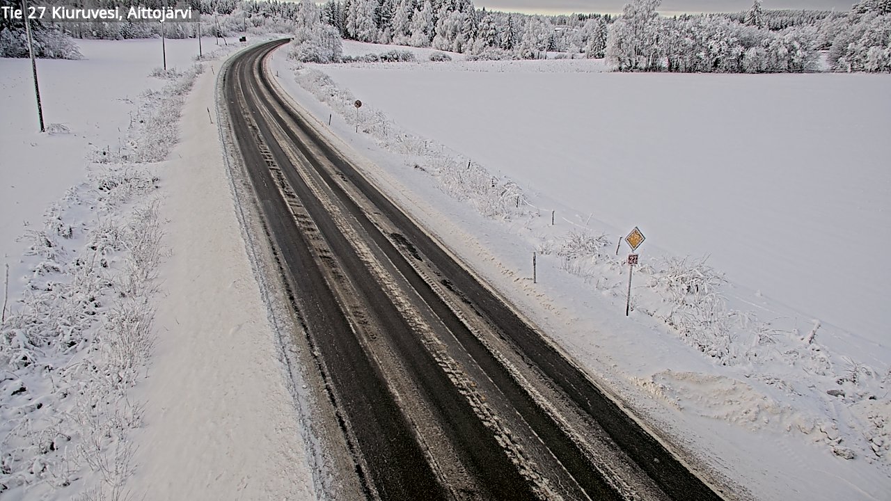 Kelikamerat Kuva Tie 27 Kiuruvesi, Aittojärvi, Kiuruvesi, Pohjois-Savo