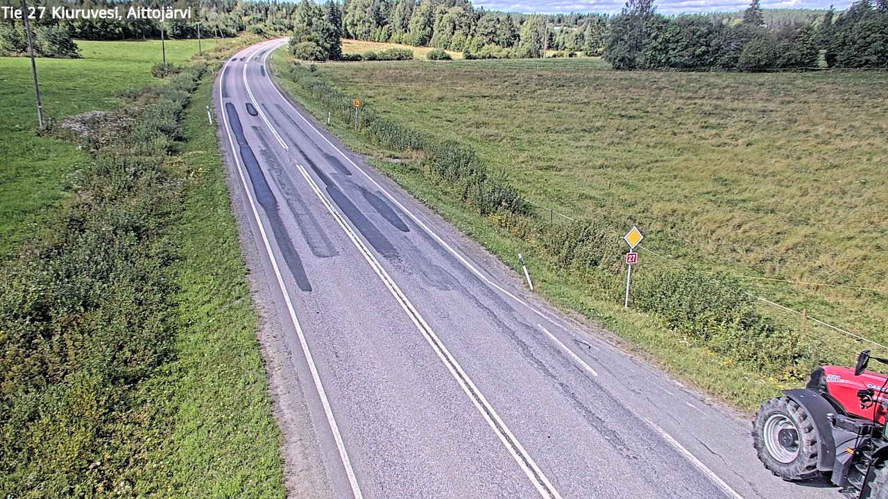 Kelikamerat Kuva Tie 27 Kiuruvesi, Aittojärvi, Kiuruvesi, Pohjois-Savo