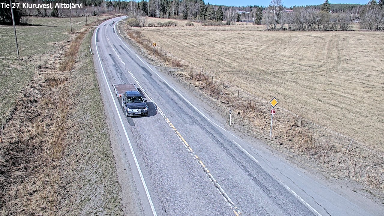 Kelikamerat Kuva Tie 27 Kiuruvesi, Aittojärvi, Kiuruvesi, Pohjois-Savo