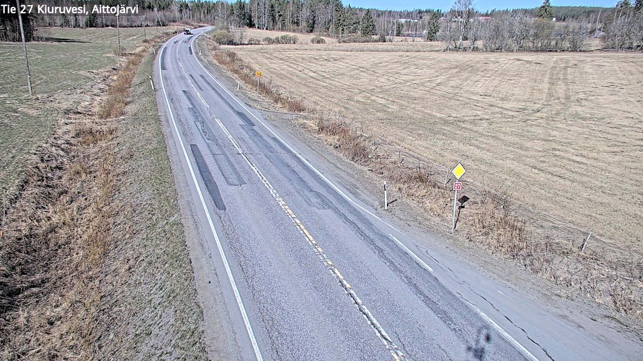Kelikamerat Kuva Tie 27 Kiuruvesi, Aittojärvi, Kiuruvesi, Pohjois-Savo