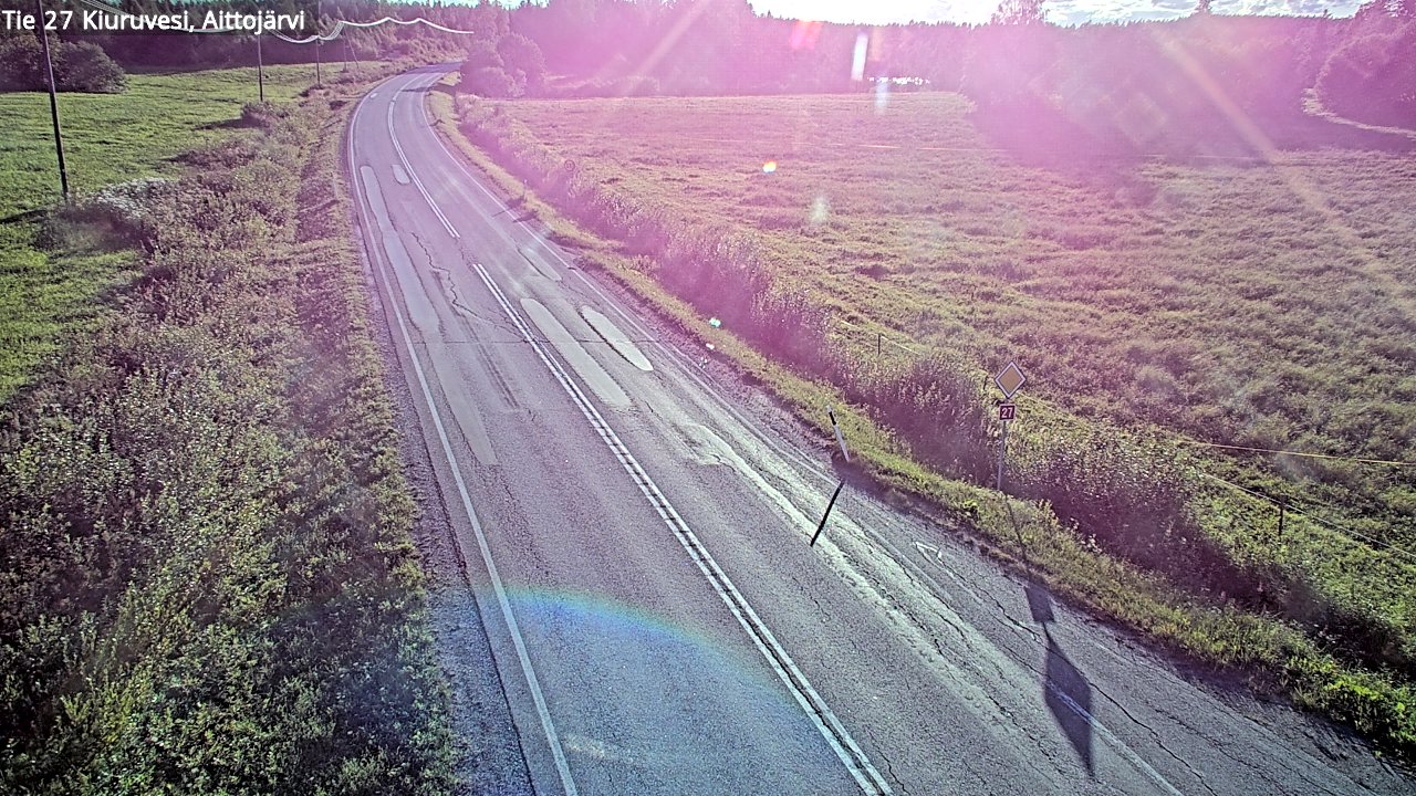 Kelikamerat Kuva Tie 27 Kiuruvesi, Aittojärvi, Kiuruvesi, Pohjois-Savo