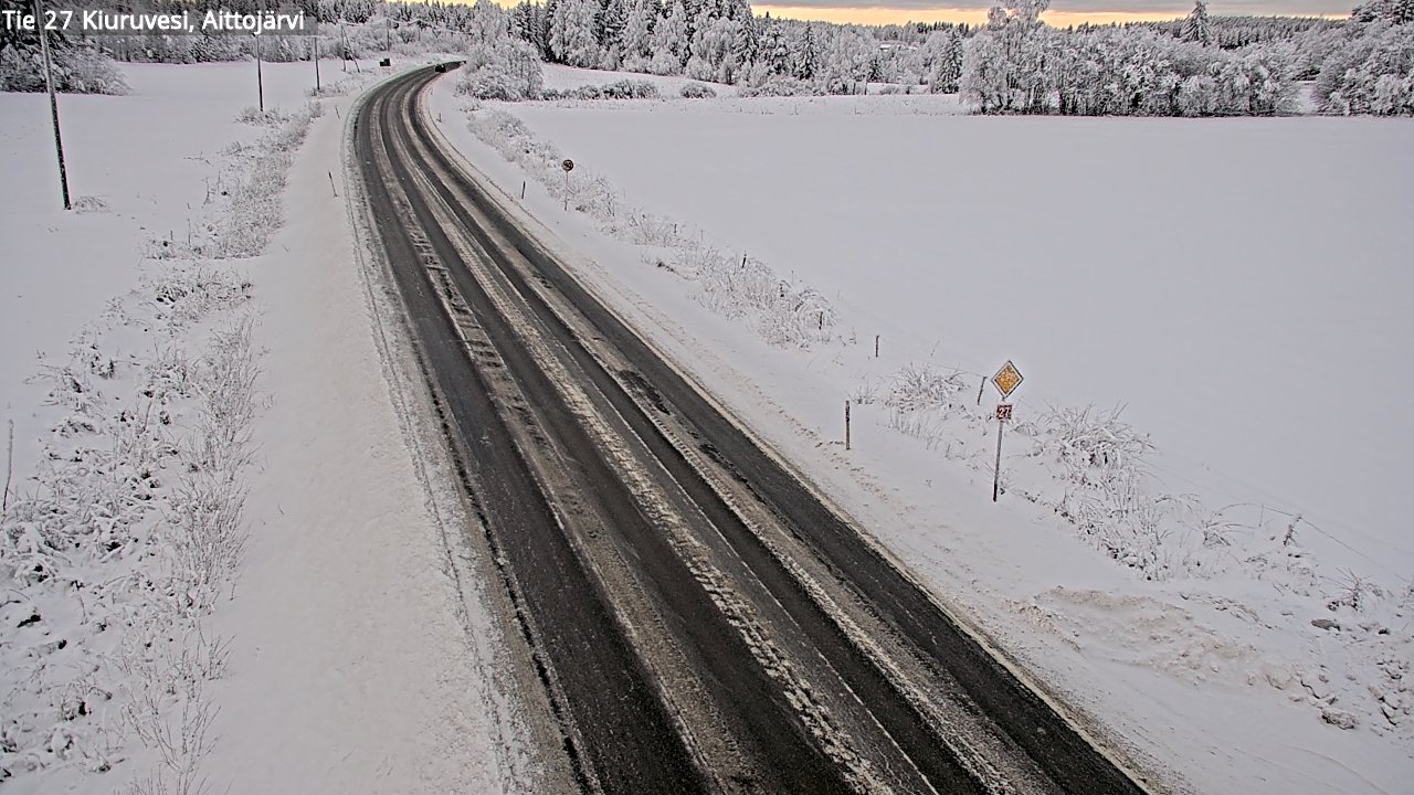 Kelikamerat Kuva Tie 27 Kiuruvesi, Aittojärvi, Kiuruvesi, Pohjois-Savo