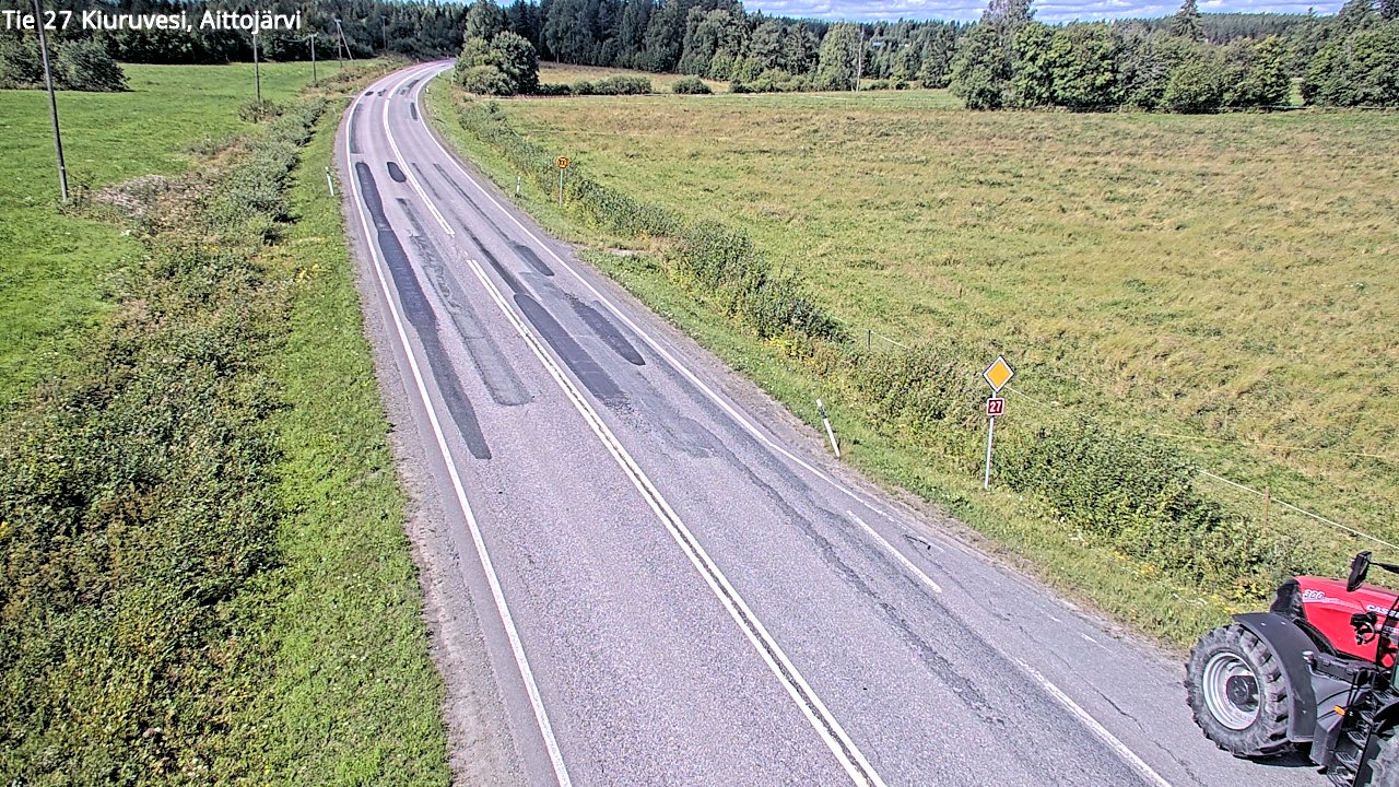 Kelikamerat Kuva Tie 27 Kiuruvesi, Aittojärvi, Kiuruvesi, Pohjois-Savo