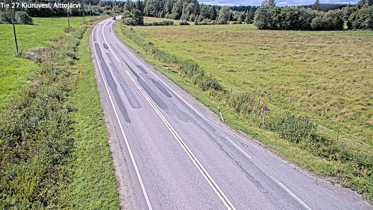 Kelikamerat Kuva Tie 27 Kiuruvesi, Aittojärvi, Kiuruvesi, Pohjois-Savo