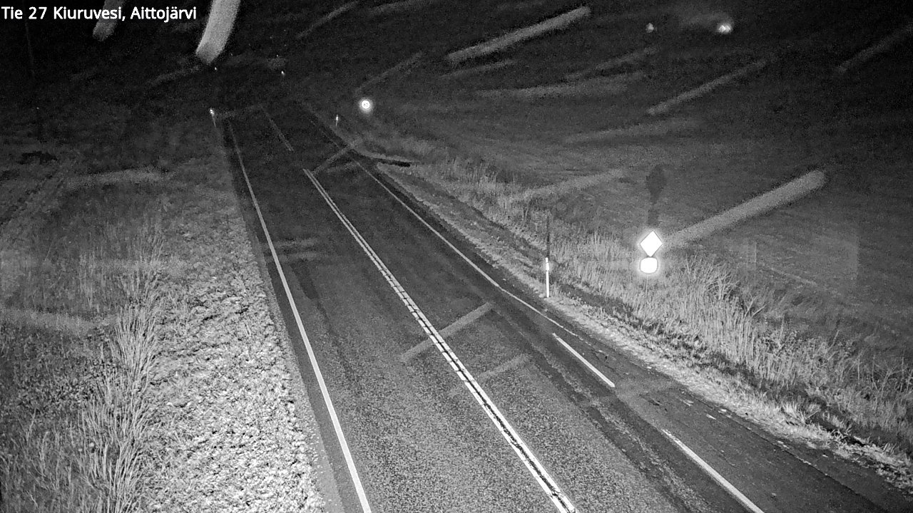 Weather Camera Image Road 27 Kiuruvesi, Aittojärvi, Kiuruvesi, Pohjois-Savo