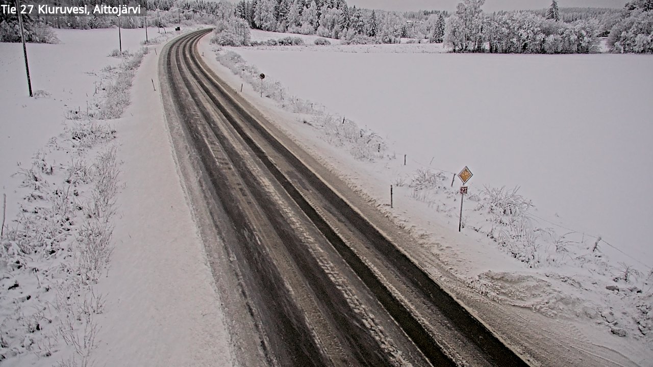 Kelikamerat Kuva Tie 27 Kiuruvesi, Aittojärvi, Kiuruvesi, Pohjois-Savo