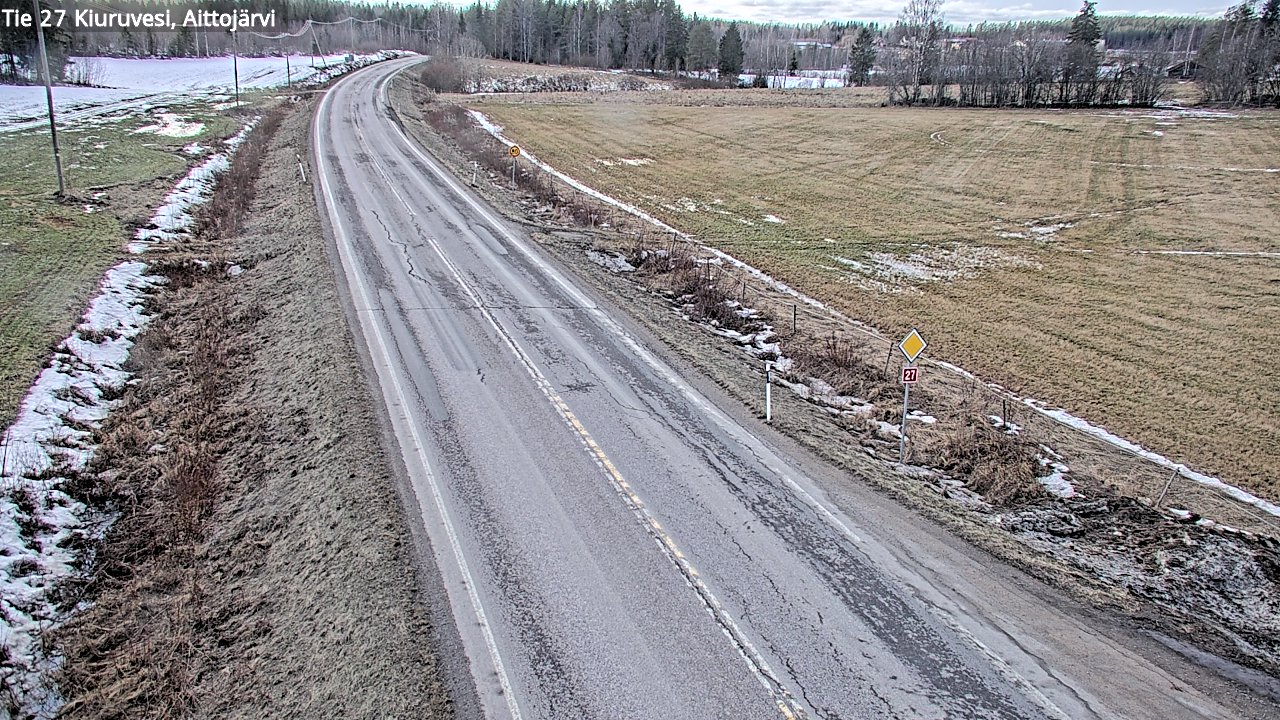 Kelikamerat Kuva Tie 27 Kiuruvesi, Aittojärvi, Kiuruvesi, Pohjois-Savo