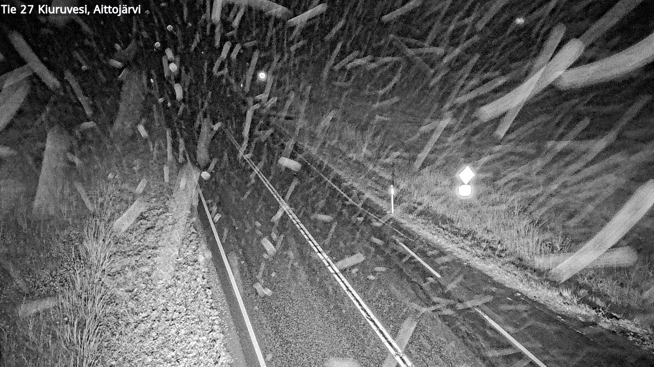 Weather Camera Image Road 27 Kiuruvesi, Aittojärvi, Kiuruvesi, Pohjois-Savo