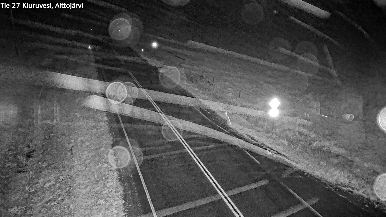 Weather Camera Image Road 27 Kiuruvesi, Aittojärvi, Kiuruvesi, Pohjois-Savo