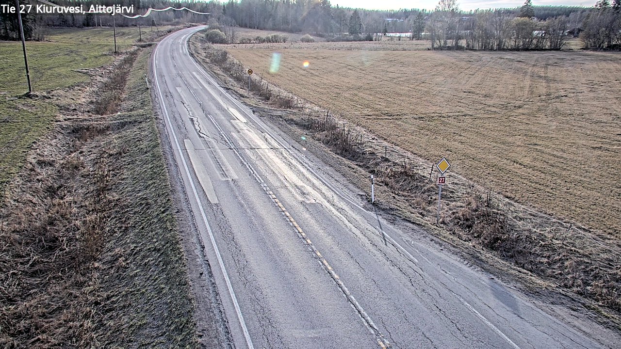 Kelikamerat Kuva Tie 27 Kiuruvesi, Aittojärvi, Kiuruvesi, Pohjois-Savo