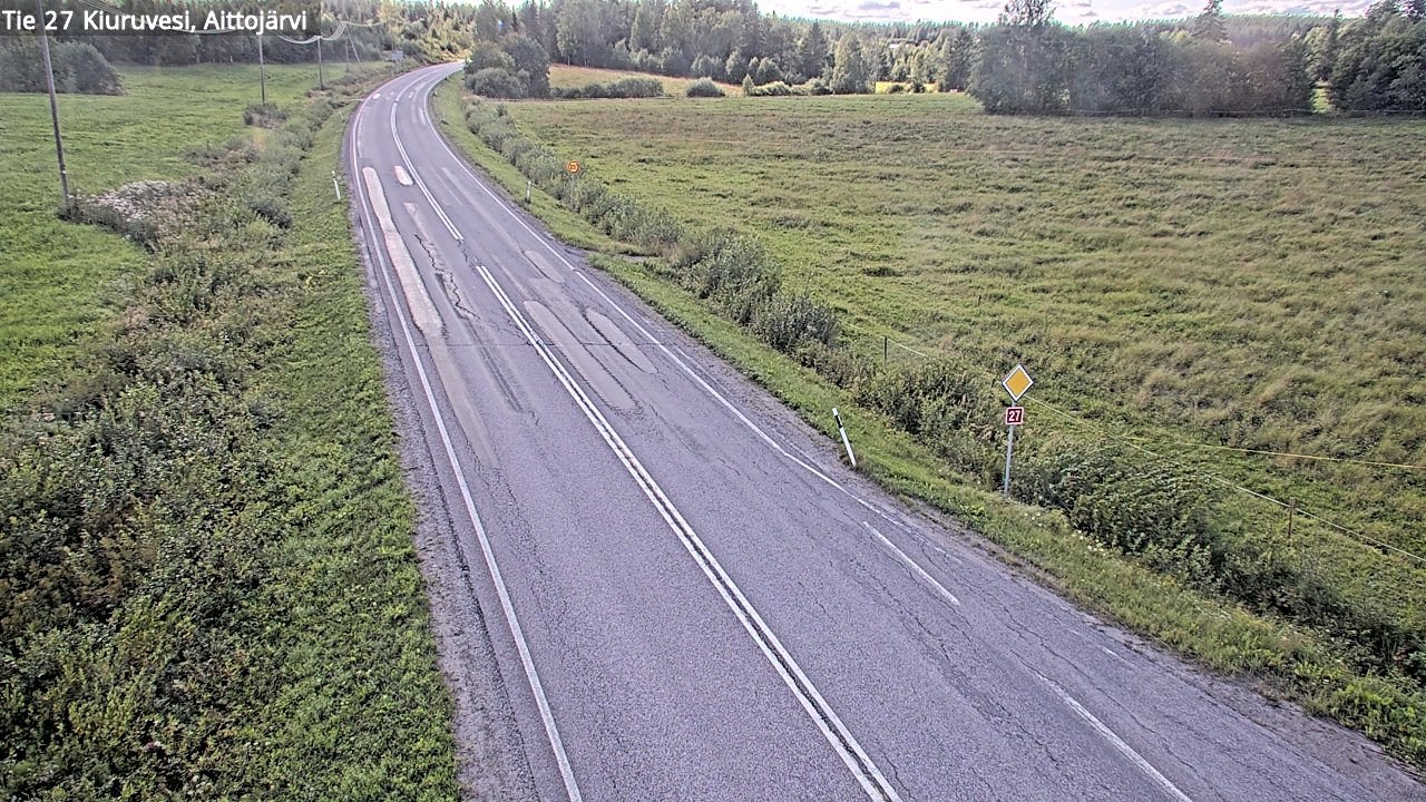 Kelikamerat Kuva Tie 27 Kiuruvesi, Aittojärvi, Kiuruvesi, Pohjois-Savo