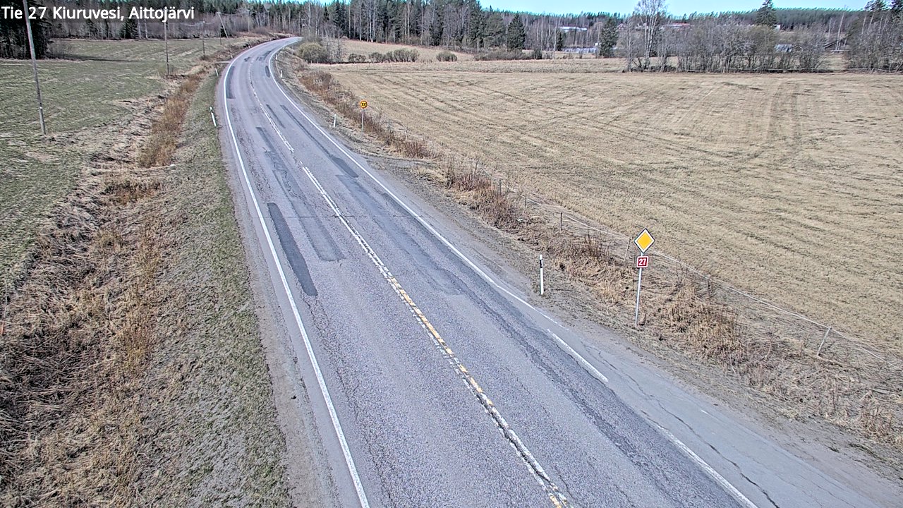 Kelikamerat Kuva Tie 27 Kiuruvesi, Aittojärvi, Kiuruvesi, Pohjois-Savo