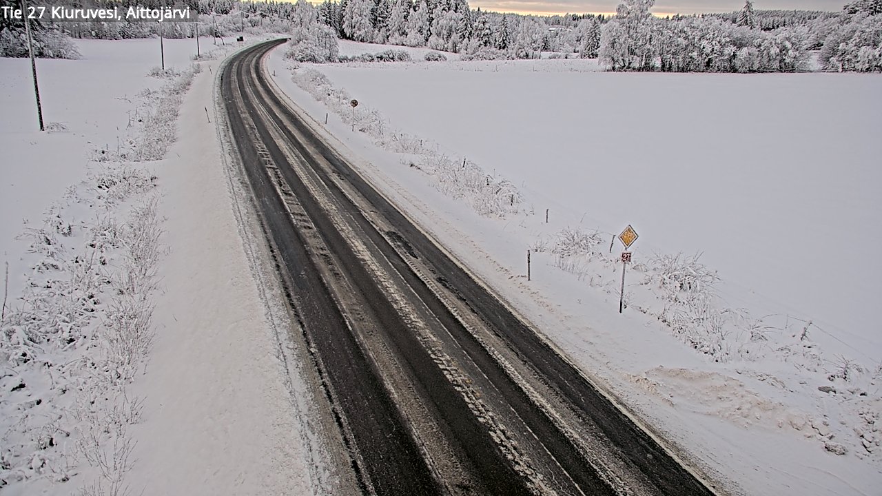Kelikamerat Kuva Tie 27 Kiuruvesi, Aittojärvi, Kiuruvesi, Pohjois-Savo