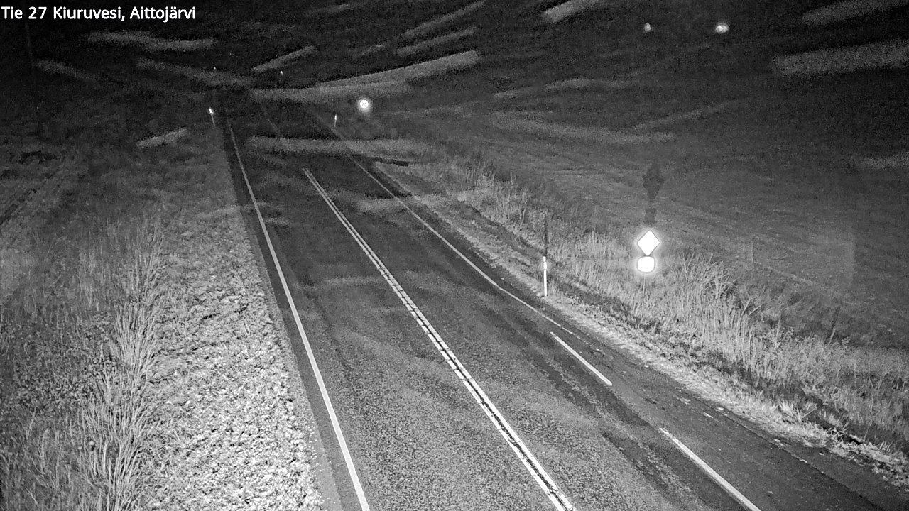 Weather Camera Image Road 27 Kiuruvesi, Aittojärvi, Kiuruvesi, Pohjois-Savo