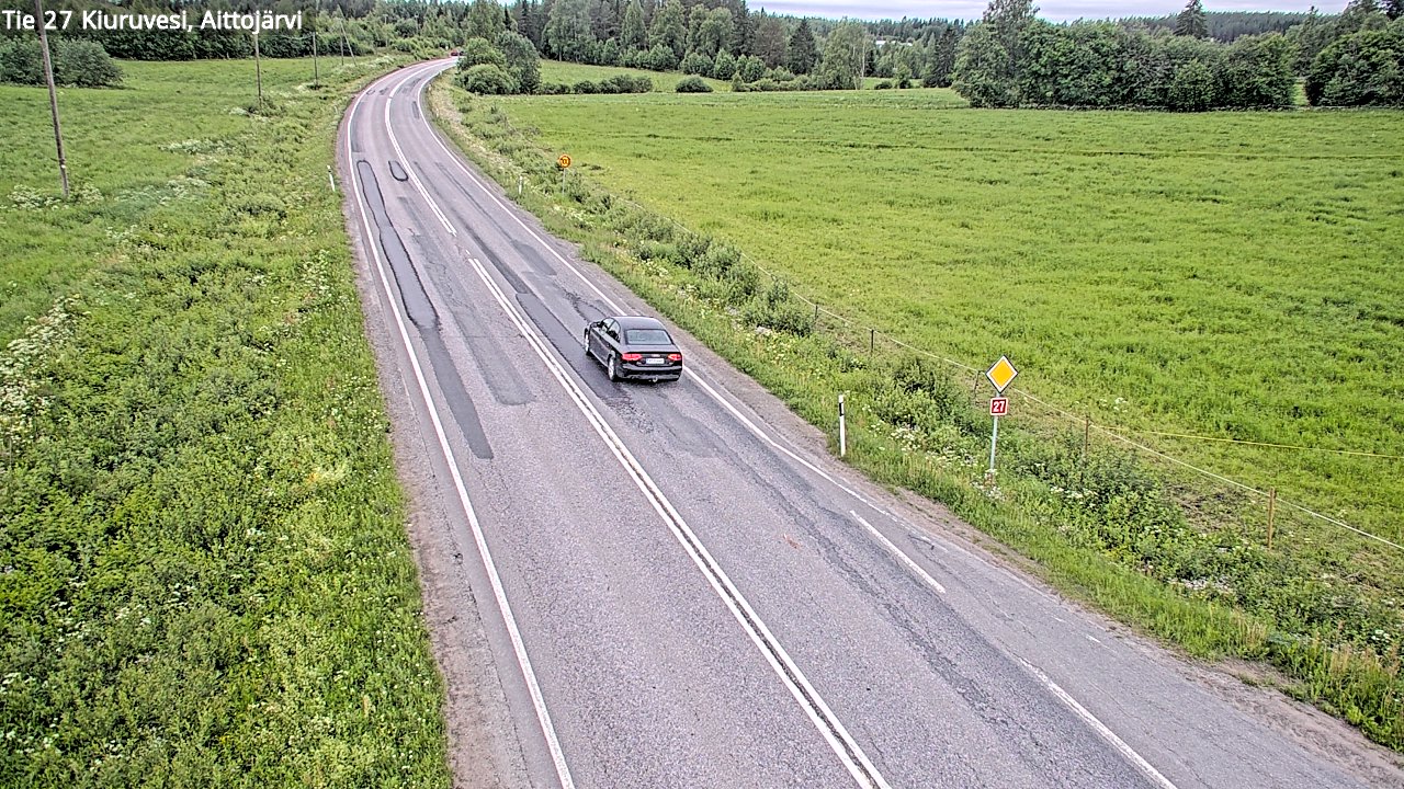 Kelikamerat Kuva Tie 27 Kiuruvesi, Aittojärvi, Kiuruvesi, Pohjois-Savo