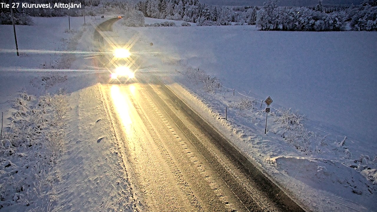 Kelikamerat Kuva Tie 27 Kiuruvesi, Aittojärvi, Kiuruvesi, Pohjois-Savo