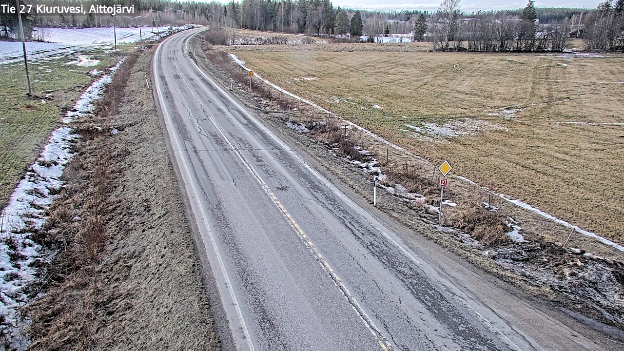 Kelikamerat Kuva Tie 27 Kiuruvesi, Aittojärvi, Kiuruvesi, Pohjois-Savo