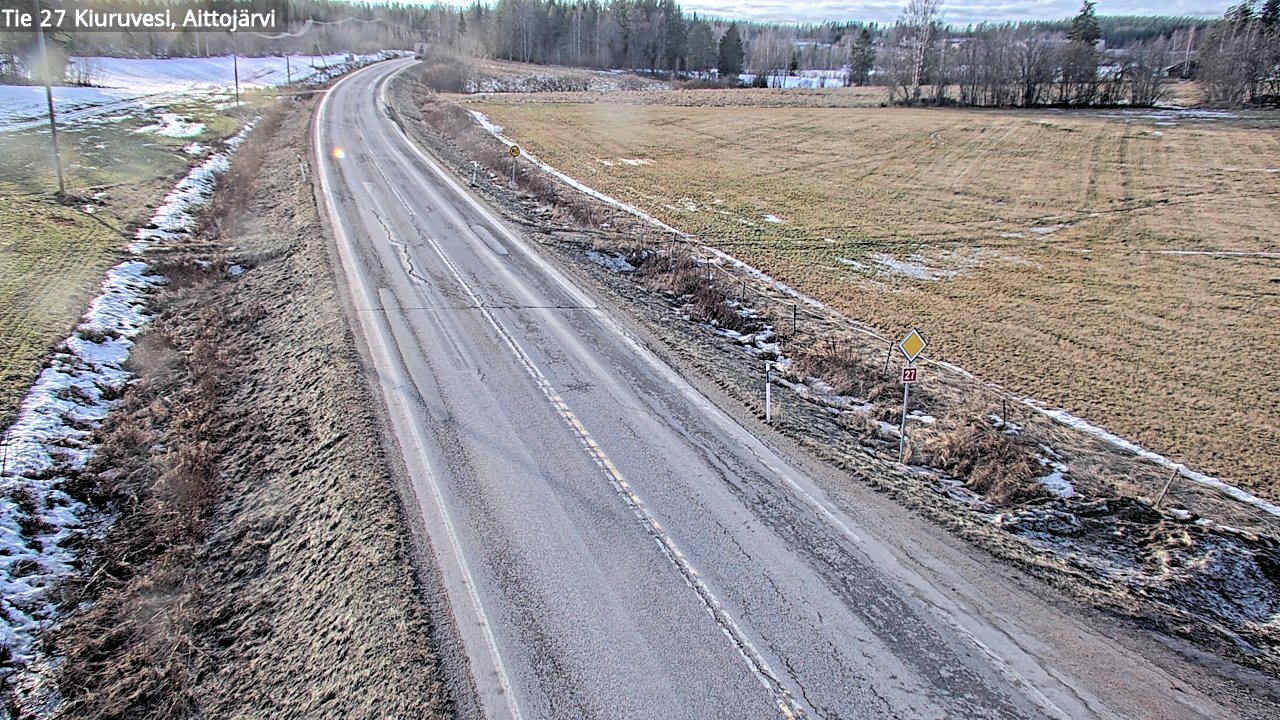 Kelikamerat Kuva Tie 27 Kiuruvesi, Aittojärvi, Kiuruvesi, Pohjois-Savo