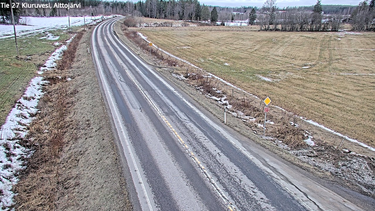 Kelikamerat Kuva Tie 27 Kiuruvesi, Aittojärvi, Kiuruvesi, Pohjois-Savo
