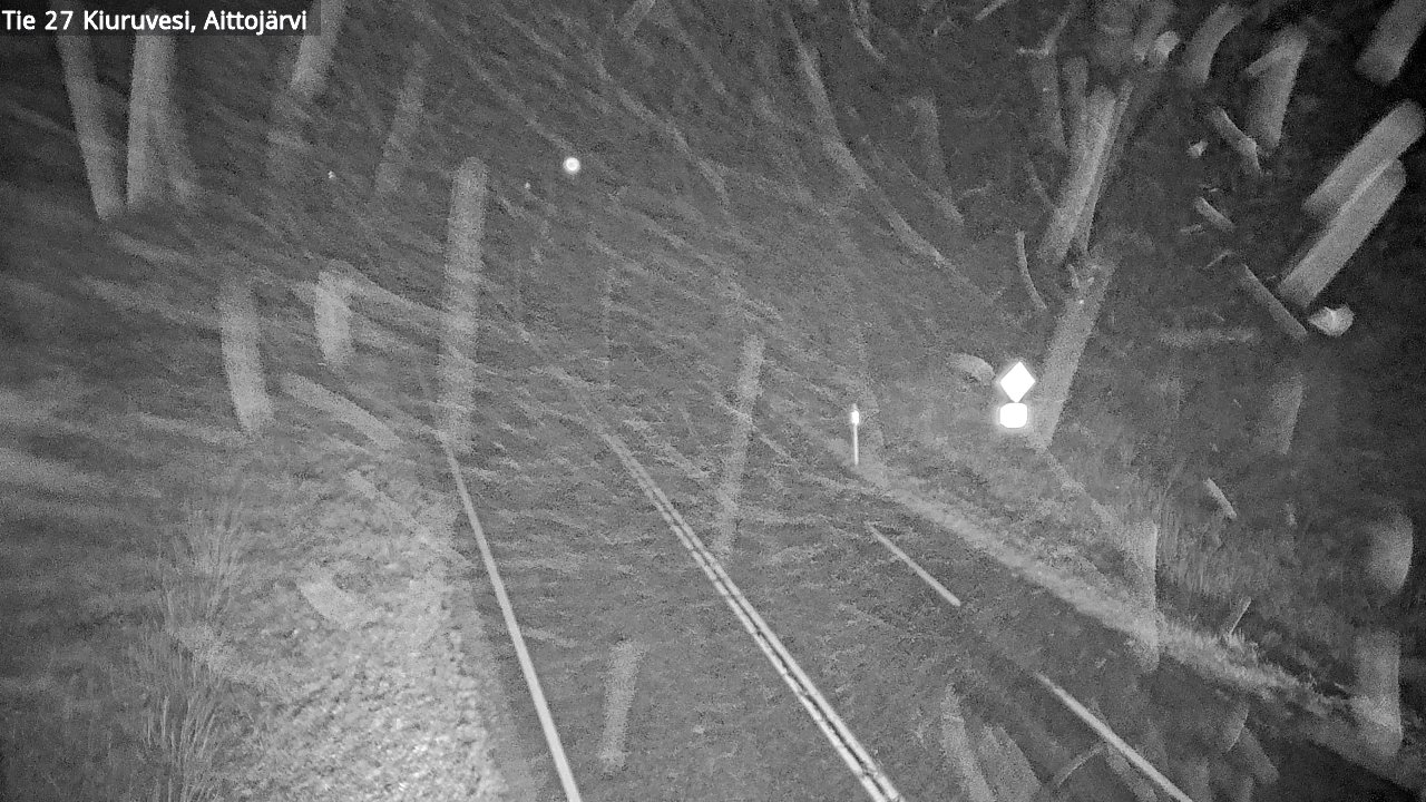 Weather Camera Image Road 27 Kiuruvesi, Aittojärvi, Kiuruvesi, Pohjois-Savo