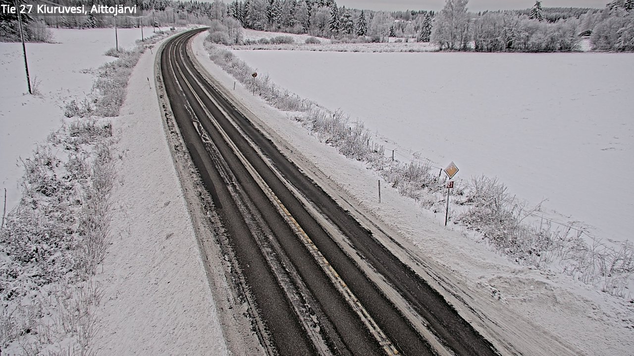 Kelikamerat Kuva Tie 27 Kiuruvesi, Aittojärvi, Kiuruvesi, Pohjois-Savo