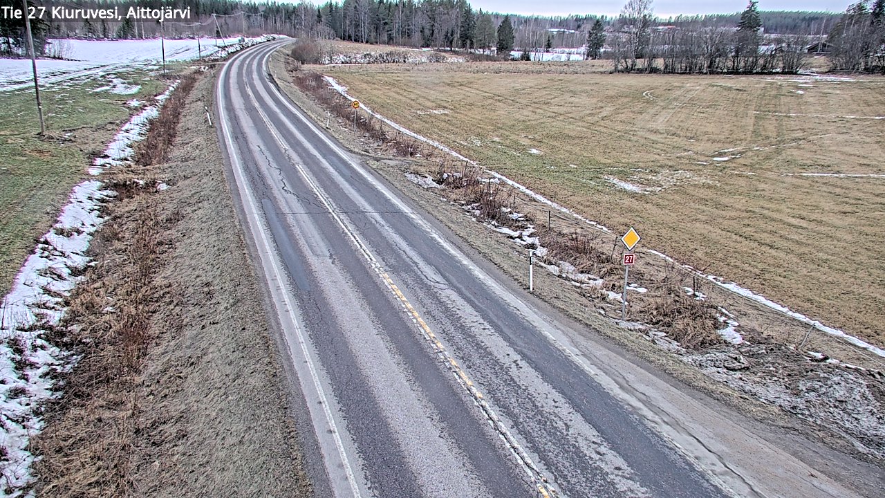 Kelikamerat Kuva Tie 27 Kiuruvesi, Aittojärvi, Kiuruvesi, Pohjois-Savo