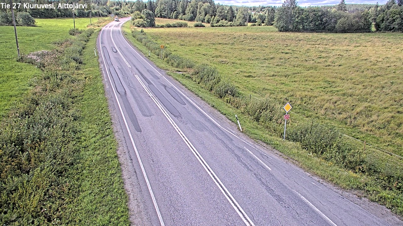 Kelikamerat Kuva Tie 27 Kiuruvesi, Aittojärvi, Kiuruvesi, Pohjois-Savo