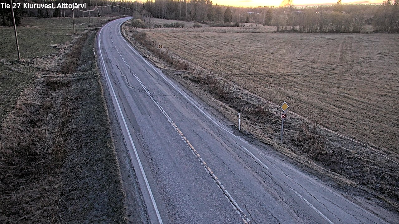 Kelikamerat Kuva Tie 27 Kiuruvesi, Aittojärvi, Kiuruvesi, Pohjois-Savo