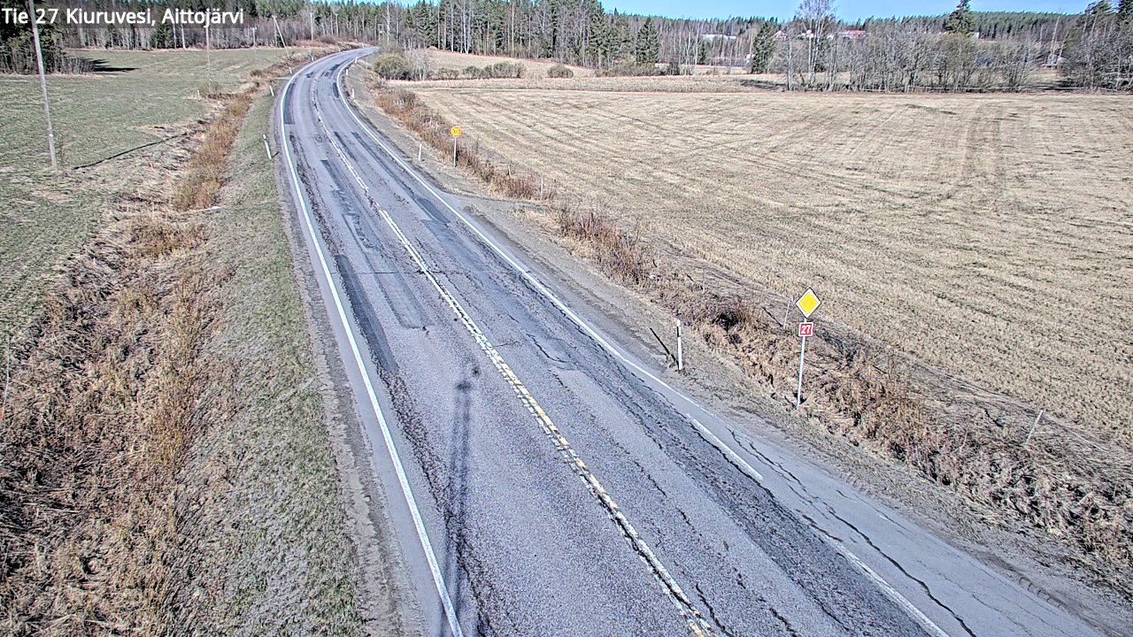 Kelikamerat Kuva Tie 27 Kiuruvesi, Aittojärvi, Kiuruvesi, Pohjois-Savo