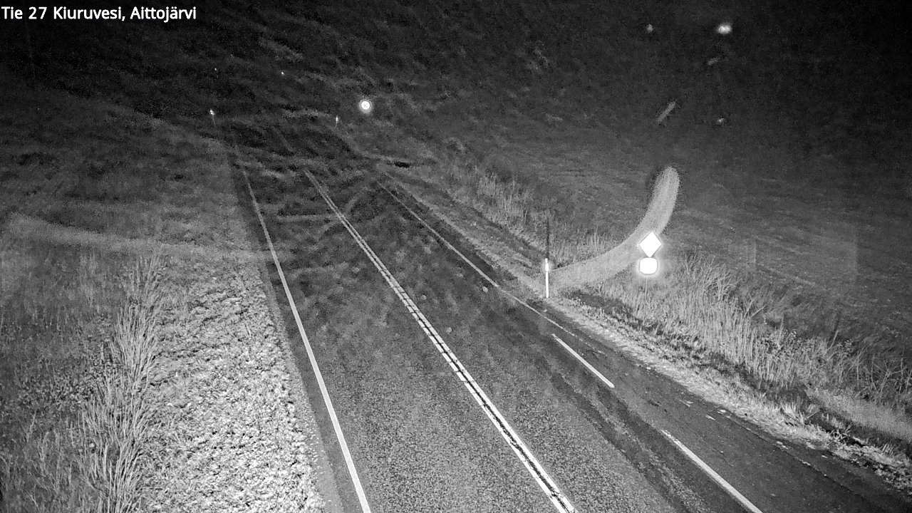 Weather Camera Image Road 27 Kiuruvesi, Aittojärvi, Kiuruvesi, Pohjois-Savo